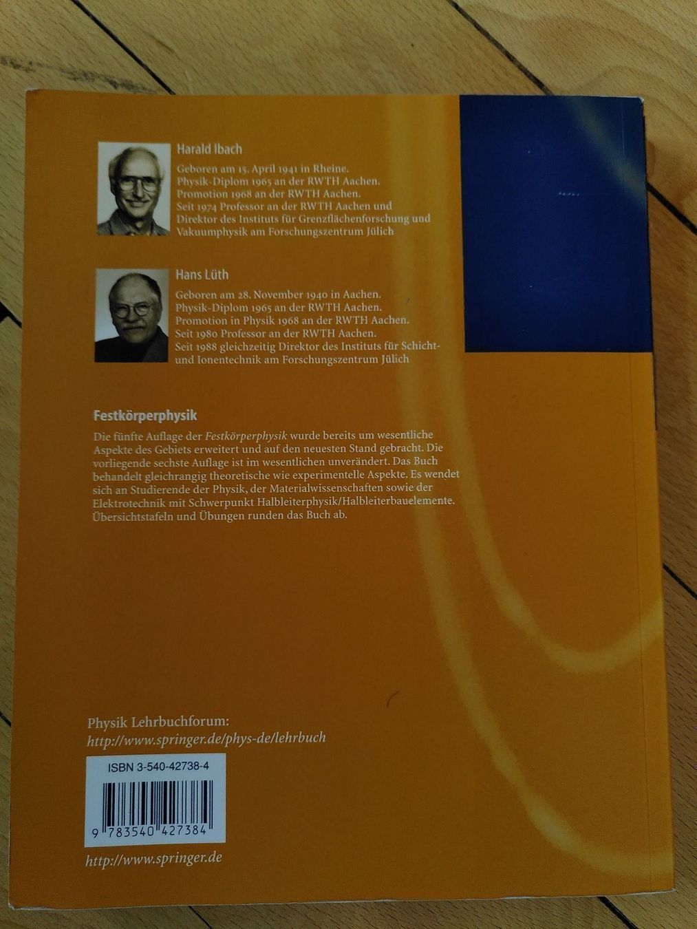 Libri: Ibach/Lüth: Festkörperphysik – Usato da St. Gallen venduto da Wysi 1