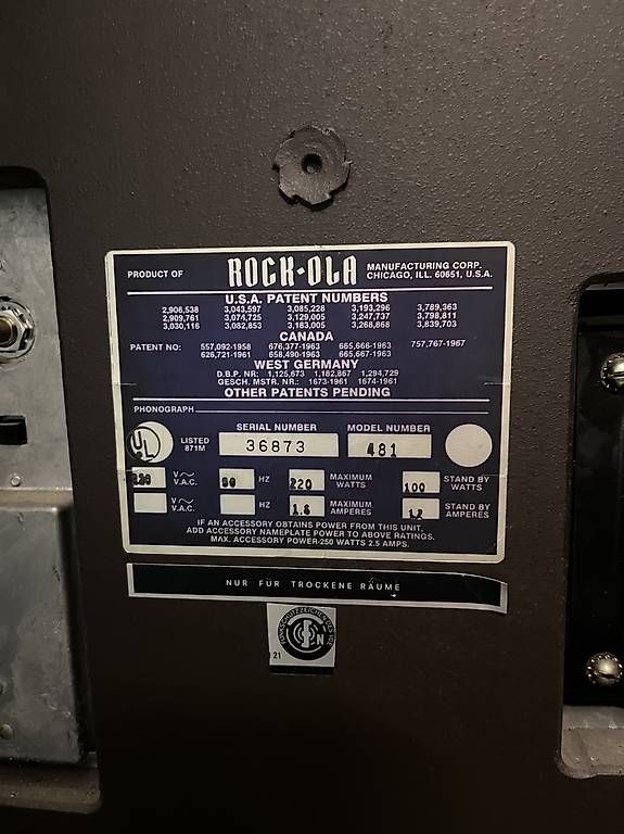 Jukebox: Jukbox Rock Ola Max 2 von 1981 – D'occasion à Güttingen par Frankiec 3