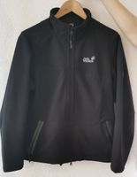 Schwarze Softshelljacke Jack Wolfskin