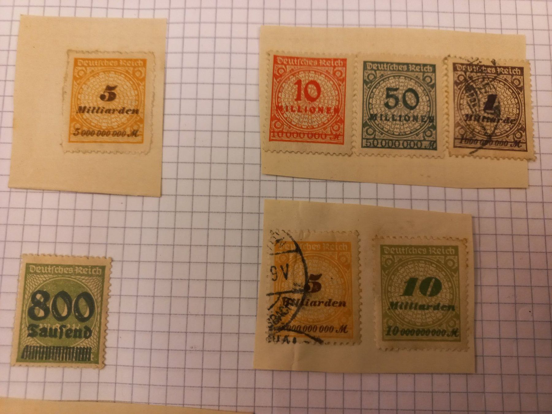 Tous les timbres: 21 BRIEFMARKEN DEUTSCHES REICH SORTIERT – D'occasion à Lugano par Montarina 3