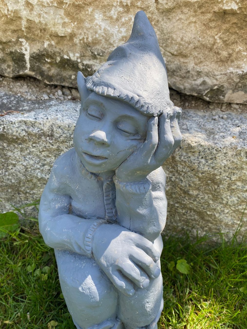 Statuette: Schlafender Wichtel Gartenfigur – Usato da Niederhasli venduto da Tigerproduct 5