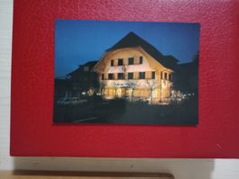 Aarwangen Bern Gasthof zum wilden Mann Nachtaufnahme