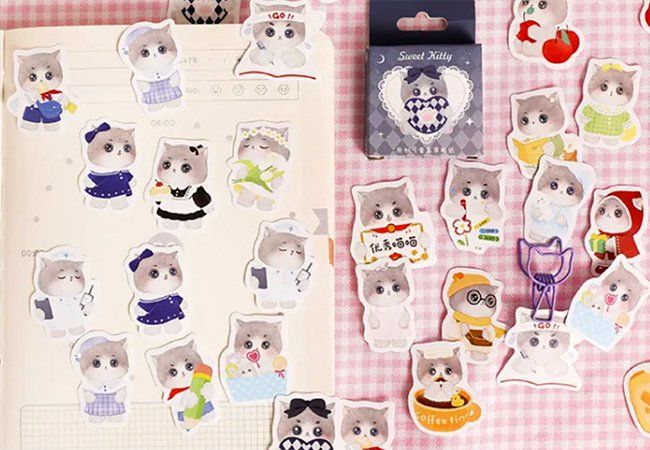 500 Stk Katzen Meme Aufkleber - Lustige Vinyl Aufkleber Für Wasserflaschen & Laptops