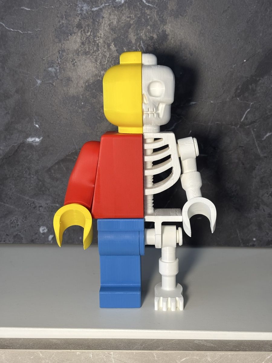 Lego Figuren: Statua LEGO metà scheletro 20cm – Neu (gemäss Beschreibung) aus Chiasso von cra_q5rf