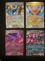 Pokemon 4x EX Karten Englisch NM