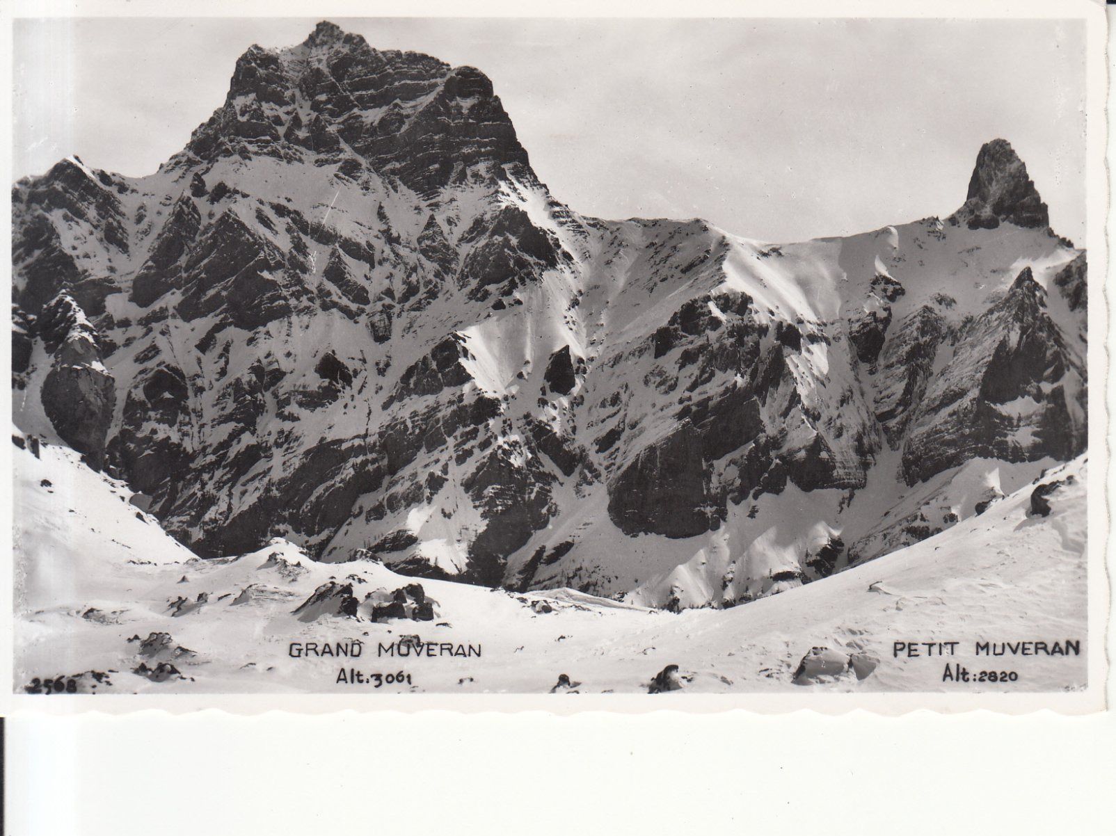 Cartoline postali: Muveran 1950 – Usato da Bürglen TG venduto da StampGraf