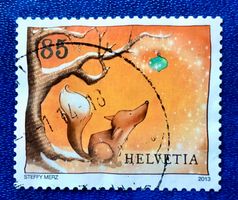 Nr.1484A FUCHS  Sondermarken Weihnachten GESTEMPELT 2013  ﻿
