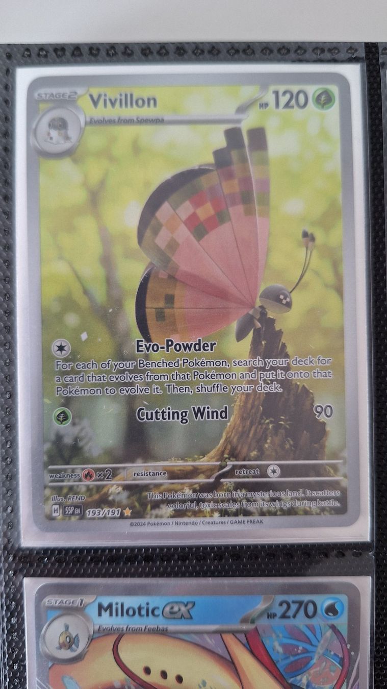 Pokémon Carte collezionabili: Vivillon - Illustration Rare Surging Sparks – Usato da Altstätten SG venduto da GGsGameshop