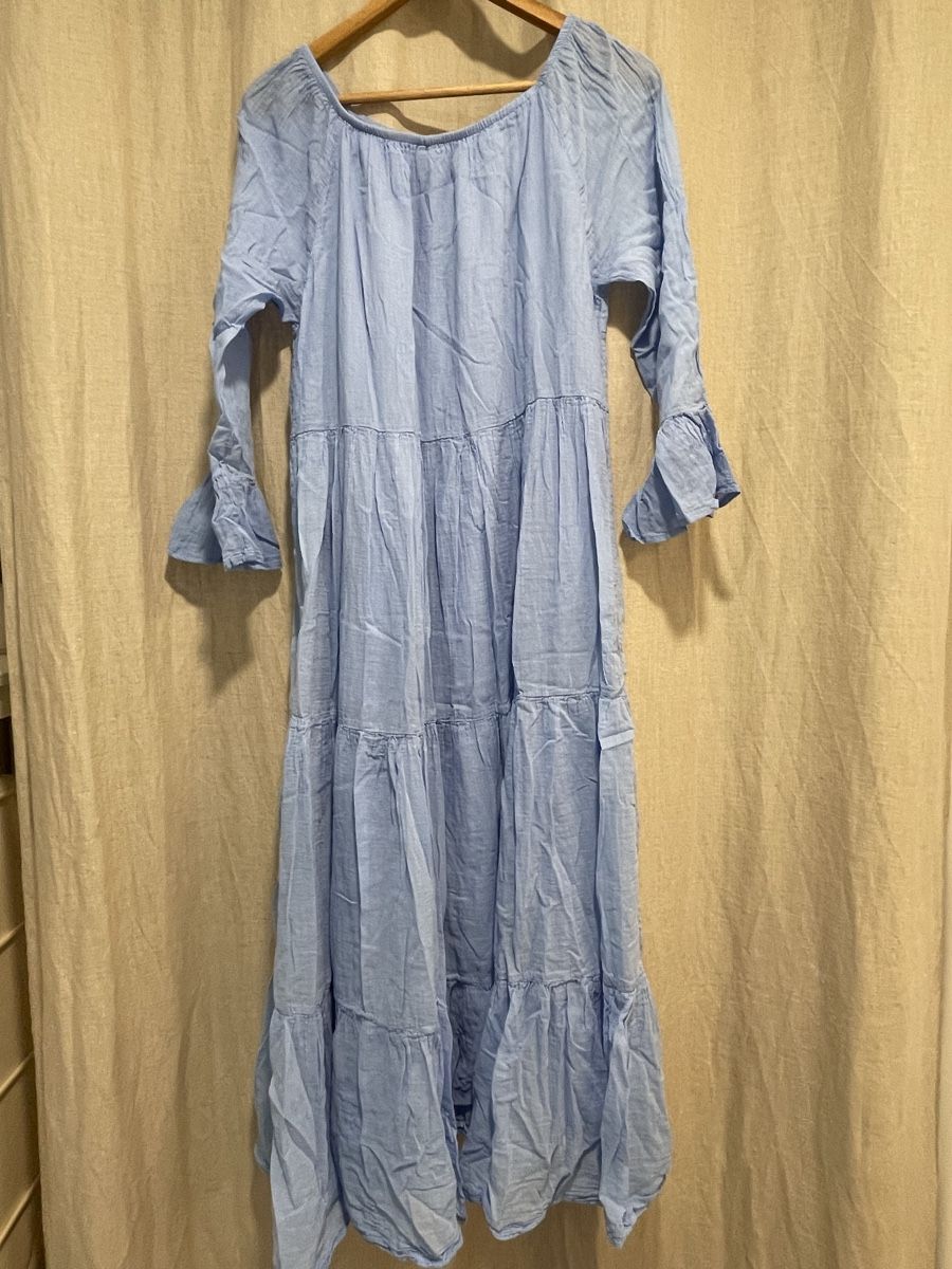 Robes: Sommerkleid hellblau One Size Baumwolle Versand + 9.- – Neuf (Voir description) à Meilen par ana9 3