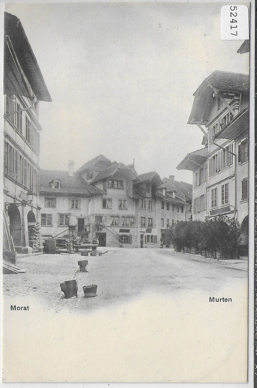 Cartoline postali: Morat - Murten - Stadtpartie – Usato da Ettingen venduto da Kartenplanet