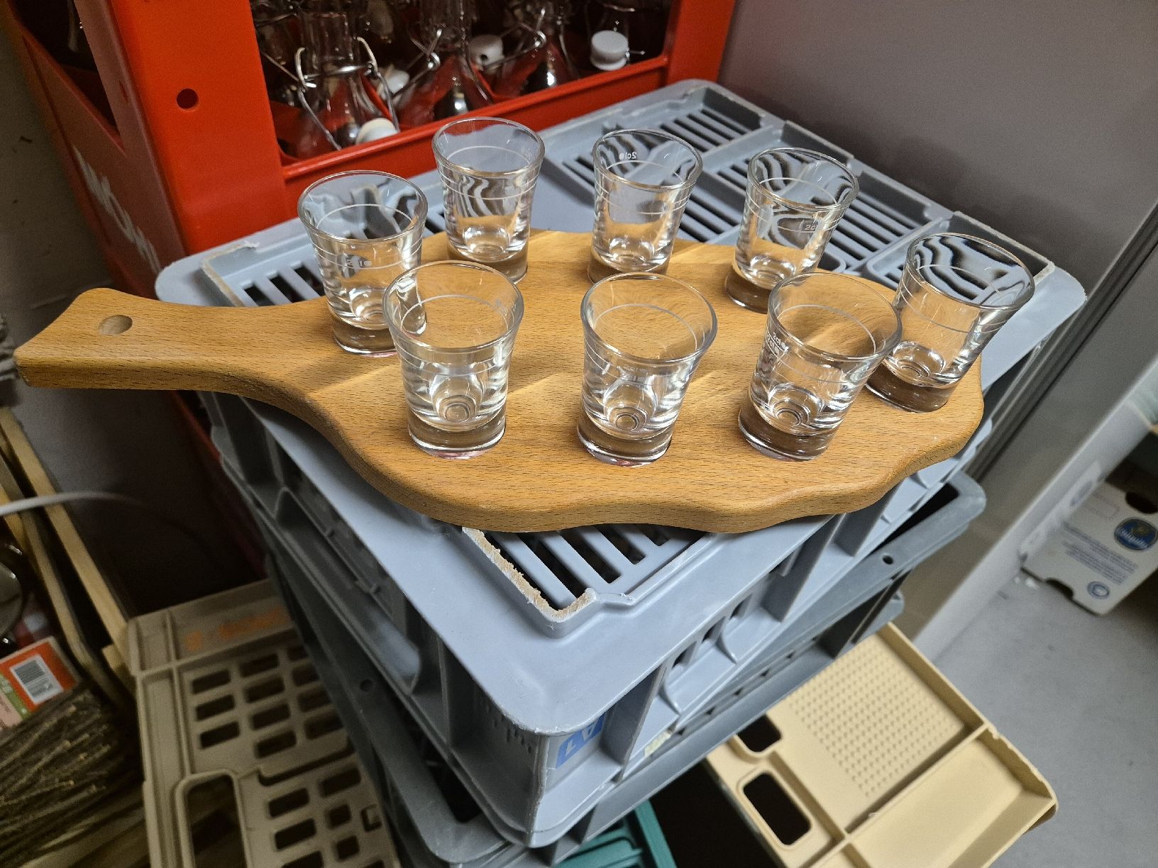 Piatti di portata: 8er Shotbrett 2cl in Blattform – Usato da Oberarth venduto da yannick-1995