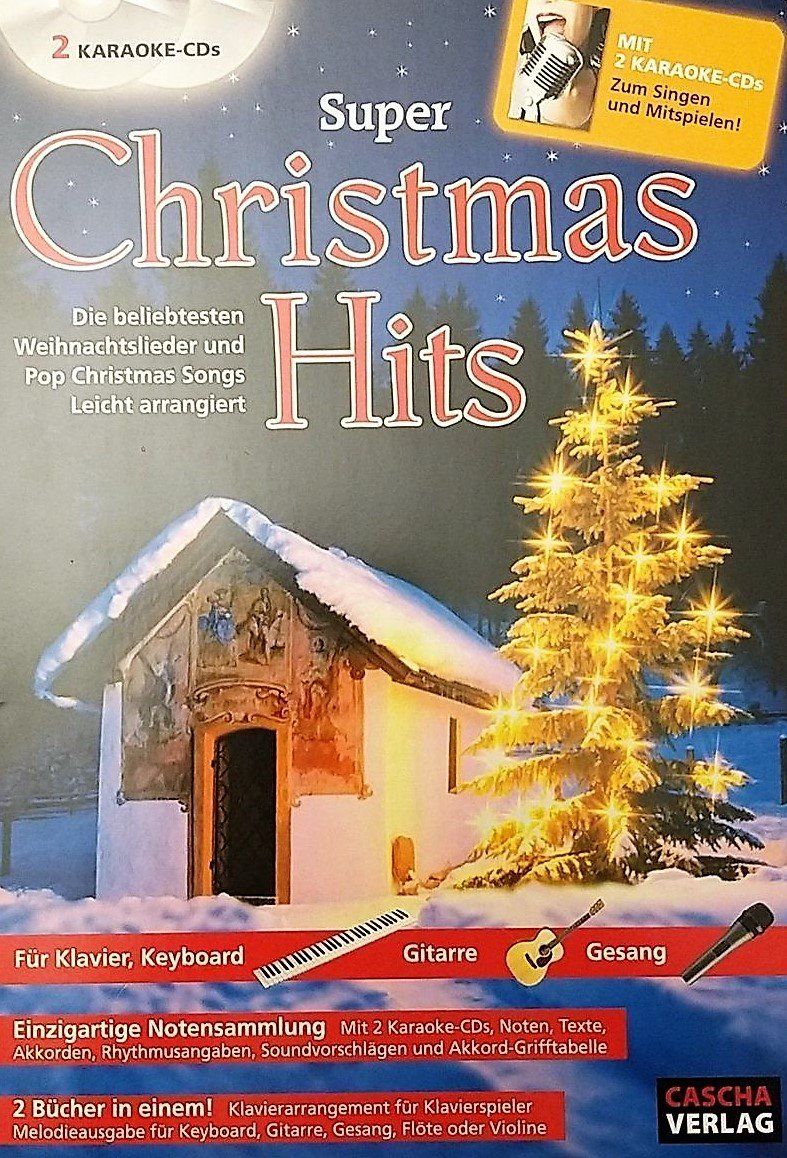Musikinstrumente: Super CHRISTMAS HITS inkl. 2 KARAOKE-CD – Neu und originalverpackt aus Rotkreuz von CLASAX