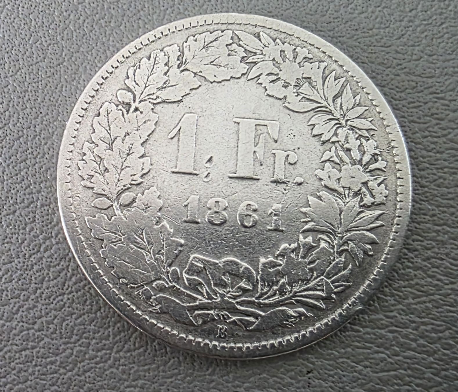 Alle Münzen: 2x 1 Fr. 1861 und 1902 – Gebraucht aus Niederuzwil von 262305 1