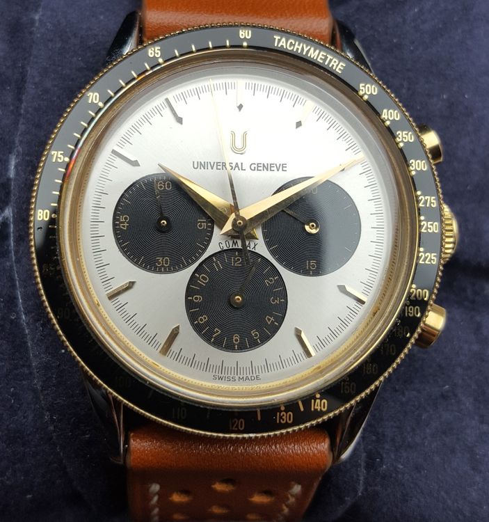 Universal geneve best sale compax panda