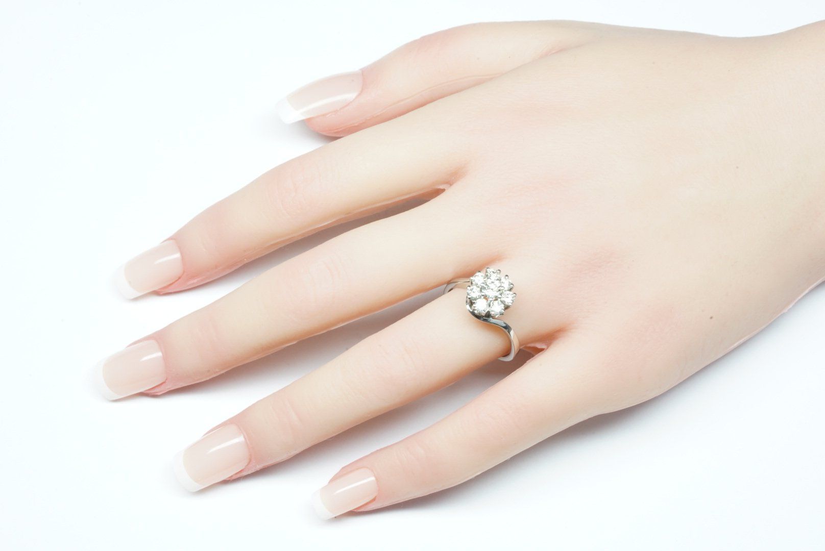Anelli: 18k Weissgold Diamantring – Usato da Bülach venduto da Re-Jewelled 5
