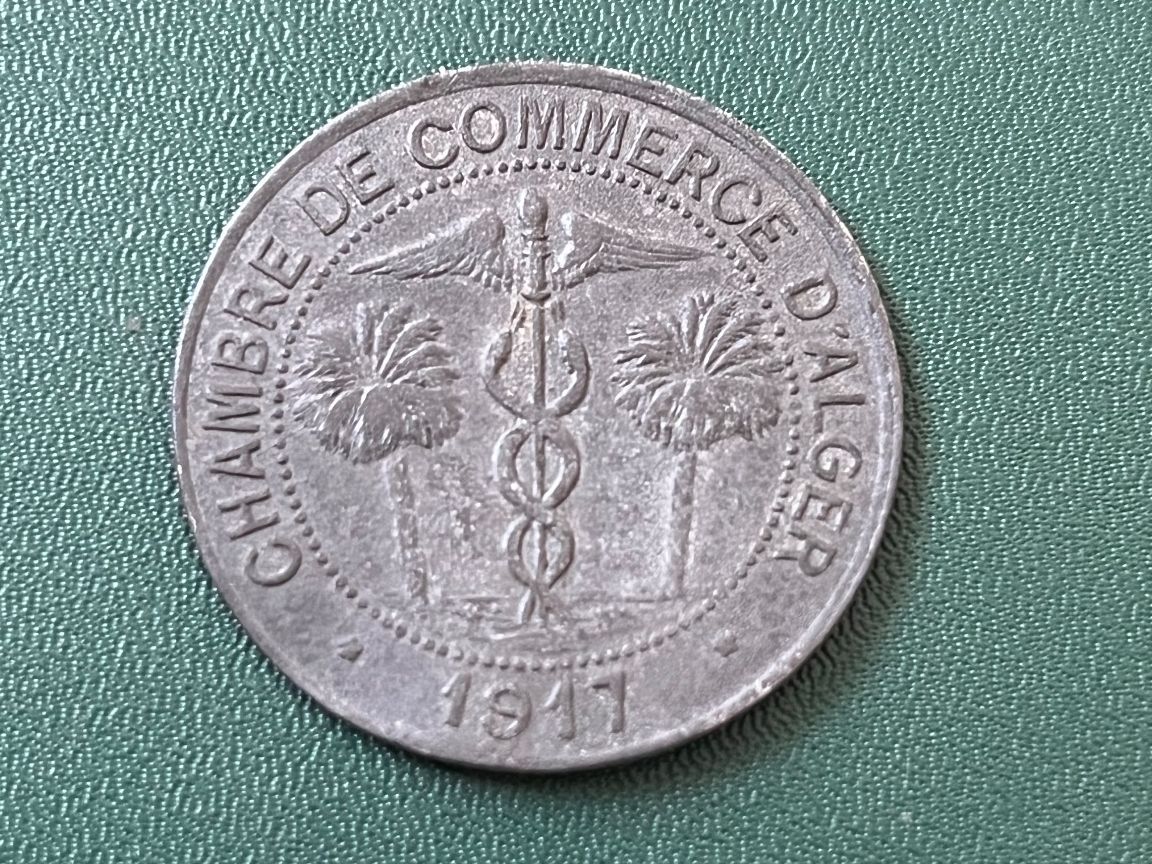 Alle Münzen: 10 Centimes Algerien 1917 – Gebraucht aus Neuenhof von Mastermind-00