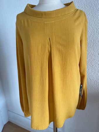 Colora Damen Bluse, Gr. L, Farbe: Senf, NEU