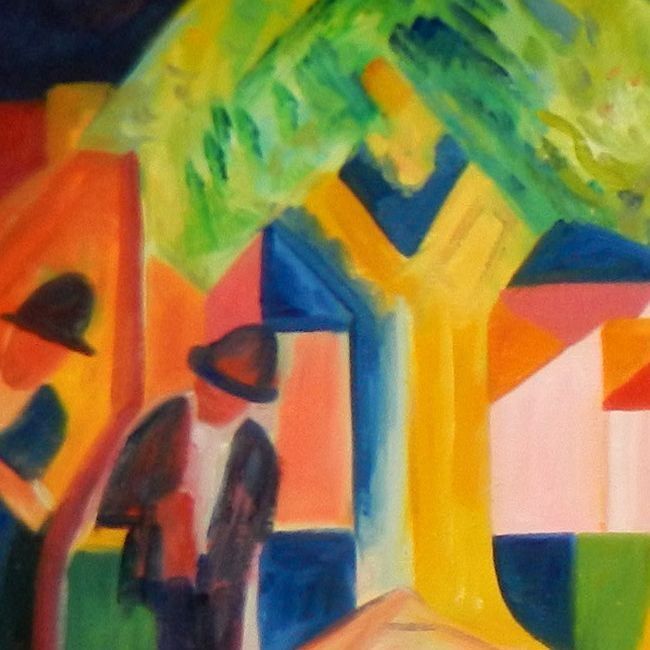 Riproduzioni & Creazioni: August Macke Zoologischer Garten – Nuovo (secondo la descrizione) da Larnaca venduto da KunstDepot24 1