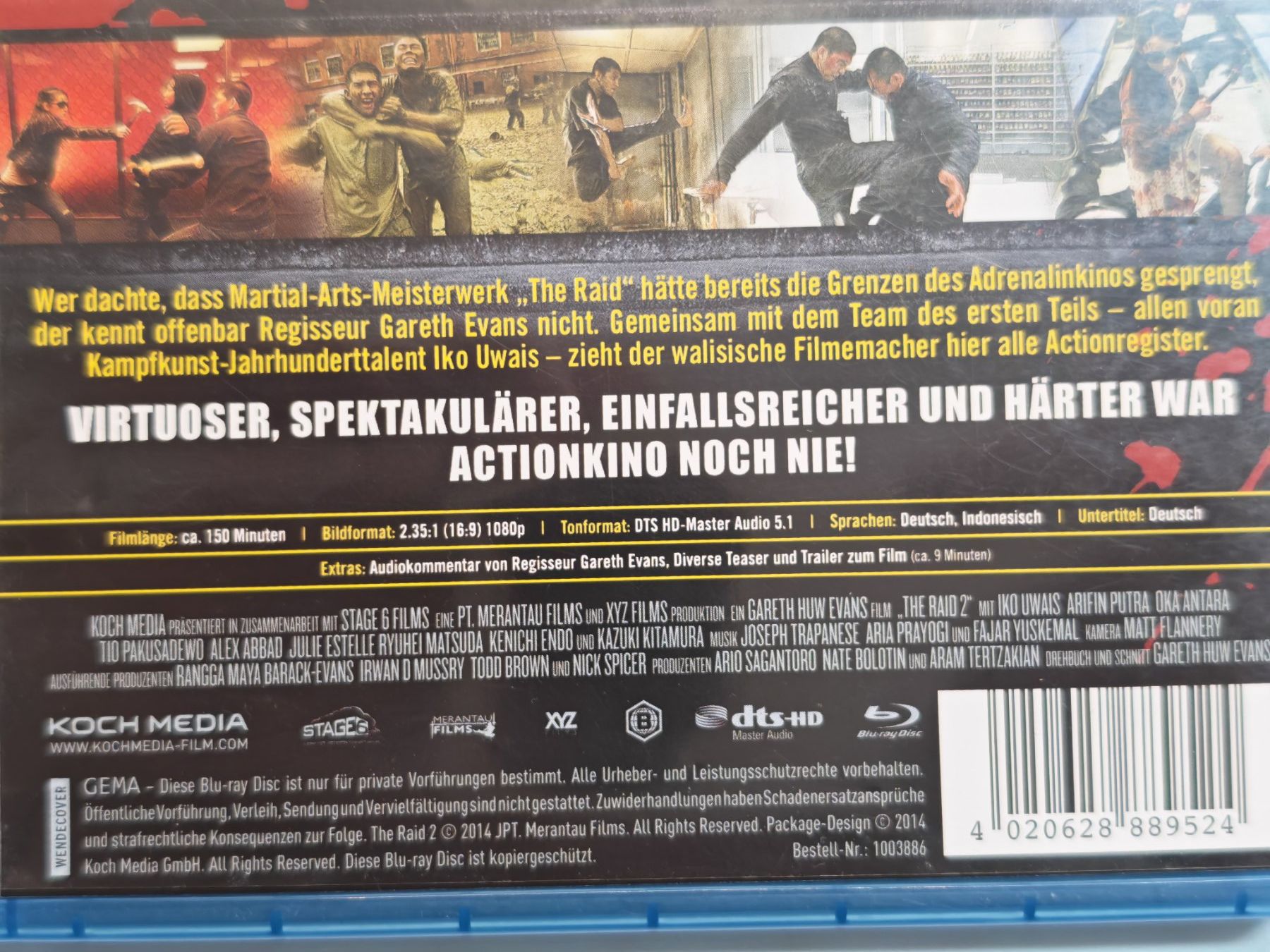 Tous les DVDs: The Raid 2 Uncut – D'occasion à Liestal par Kratzilla 3