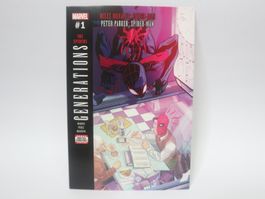 AK Spiderman Miles Morales Spider-Man Postkarte Peter Parker