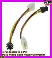 Molex 4 P zu 6 P Videokarte Stromrichter