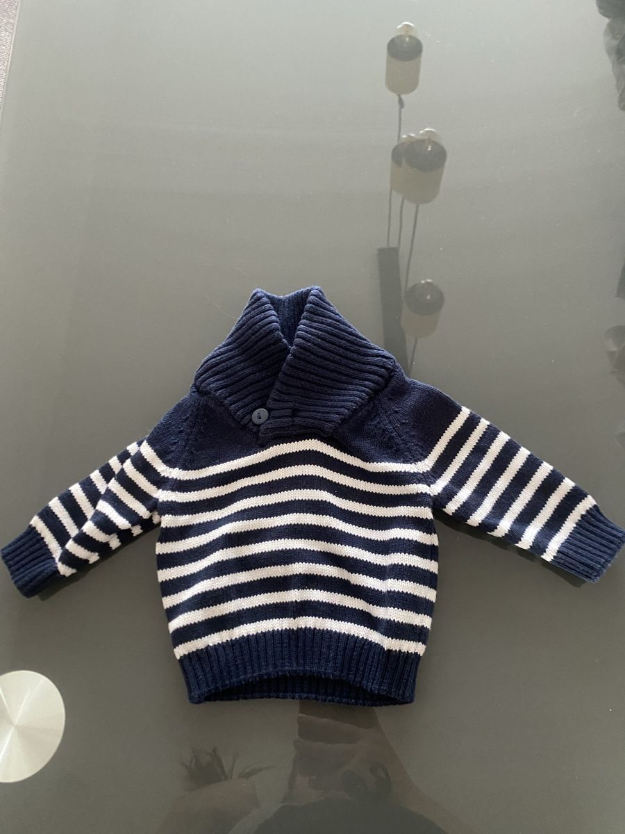 Maglioni & Felpe: Pull bébé Kiabi rayé bleu blanc taille 1 mois 54 cm – Nuovo (secondo la descrizione) da Lausanne venduto da bab_s576