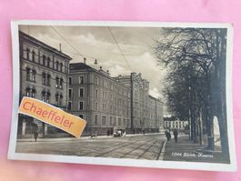 1929  12564 Zürich, Kaserne.  Feldpost