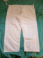 Pantalon aïkidogi aïkido blanc coton