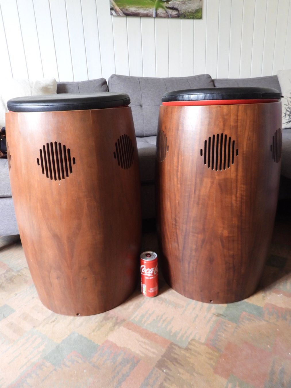 Sony Casse acustiche: Sony SS-9500 Bongo/Conga Lautsprecher/Design Hocker 70's – Usato da Tavannes venduto da jimananas 4
