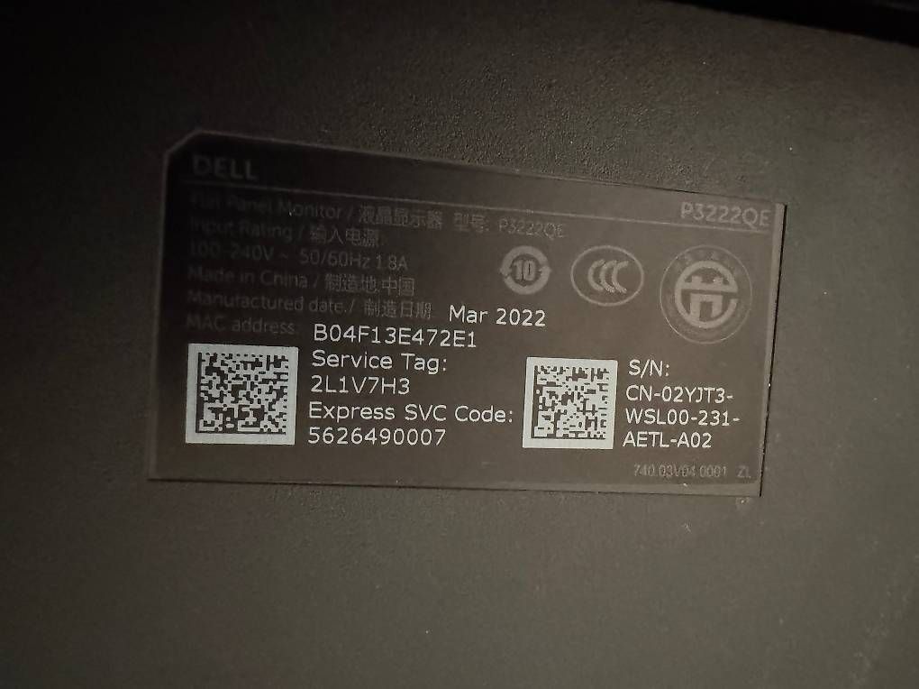 Monitore: Dell P32222 Q 32'' – Gebraucht aus Oberwil-Lieli von JuHa 1