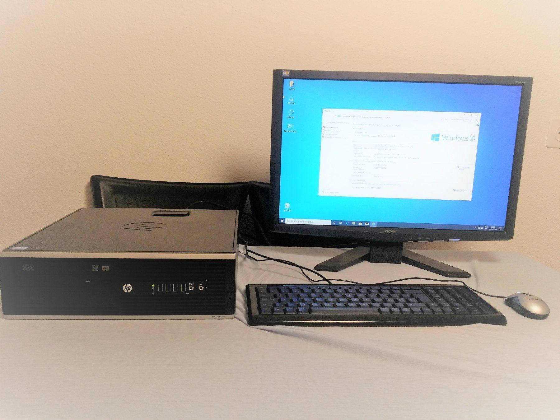 PC: HP Computer mit Bildschirm 22 Zoll – Usato da Ipsach venduto da Kok5 1