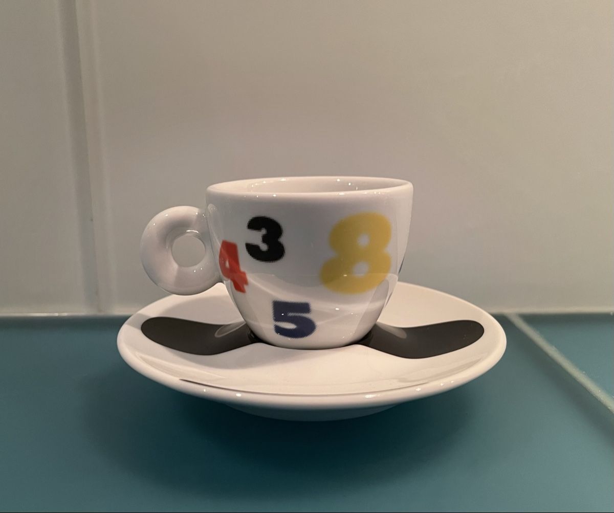 Amici Tazze: Amici Collection Espressotasse mit Zahlen – Nuovo (secondo la descrizione) da Thalwil venduto da Emmerich88 1