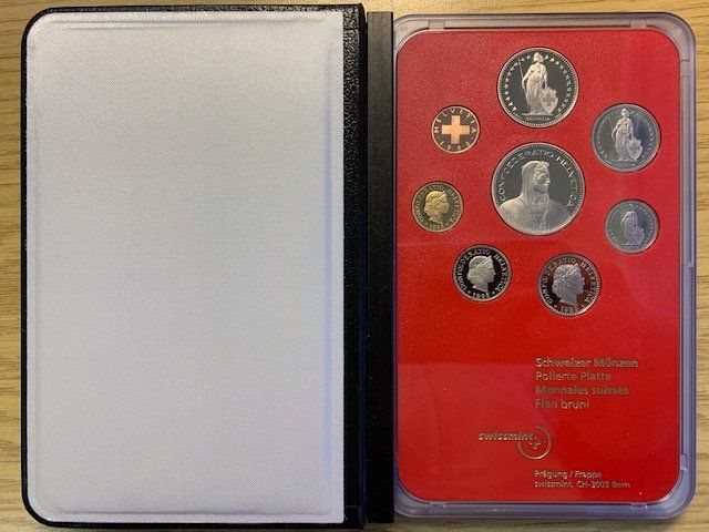 Tutti le monete: CH Münzsatz 1998 - polierte Platte / PP – Nuovo e nell'imballaggio originale da Gundetswil venduto da Egro01