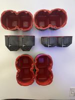 6x Hohlwanddosen AGRO Quickbox 2x1 083mm für Brandschutz EI3