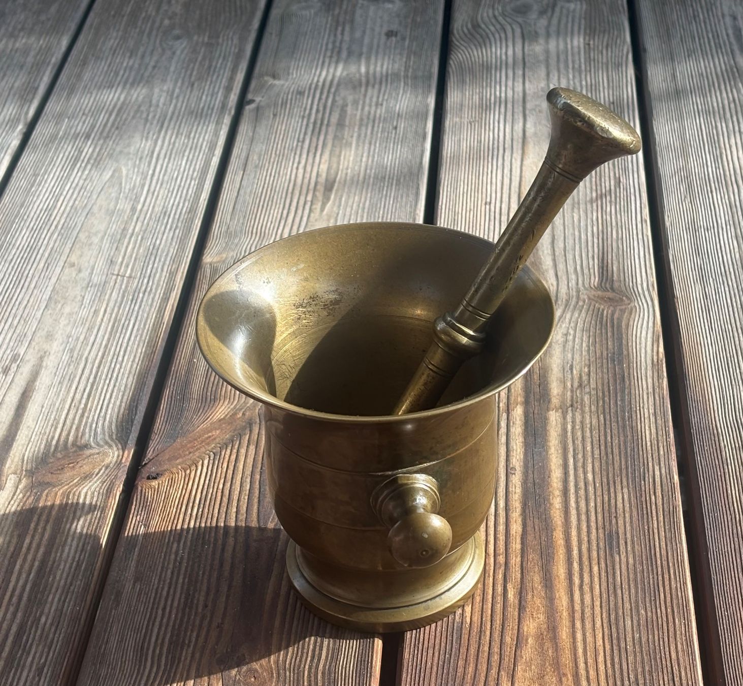 Altro per cucinare: antiker Mörser mit Stössel – Usato da Lüchingen venduto da Eeizo 1