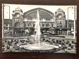 Basel BUNDESBAHNHOF, TRAM / STRASSENBAHN, STEMPEL ETF 1959
