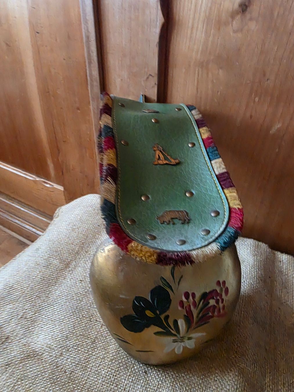 Campanacci mucche: antike Glocke Treichel Bern - 38/17 cm – Usato da Walterswil BE venduto da Lonitti 1