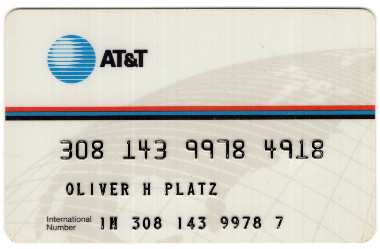 Schede telefoniche: personalisierte AT&T Telefonkarte – Usato da Eglisau venduto da Chperfins