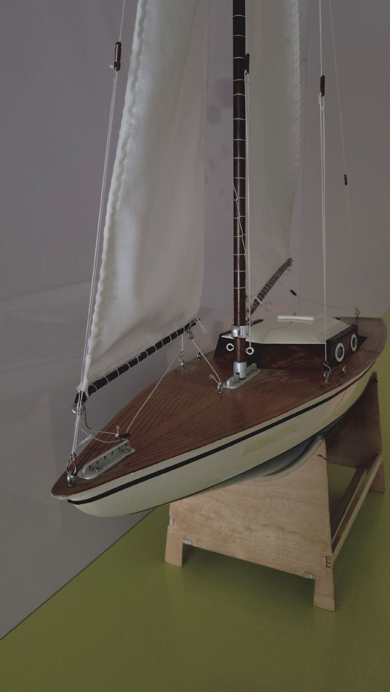 Modellbausätze & Standmodelle: Vintage Modell Segelboot  – Gebraucht aus Gockhausen von Rocko64 1