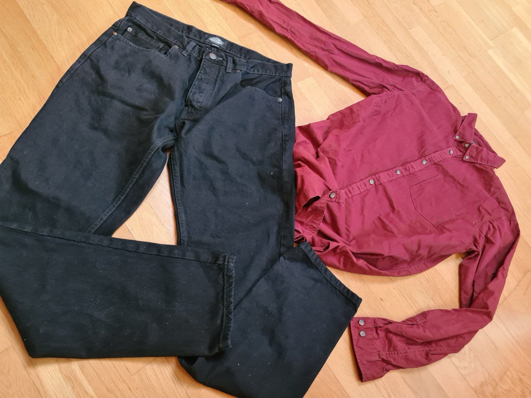 Kleiderpakete: Jeans mit Bluse  gr.L – Gebraucht aus Ferden von jemyce