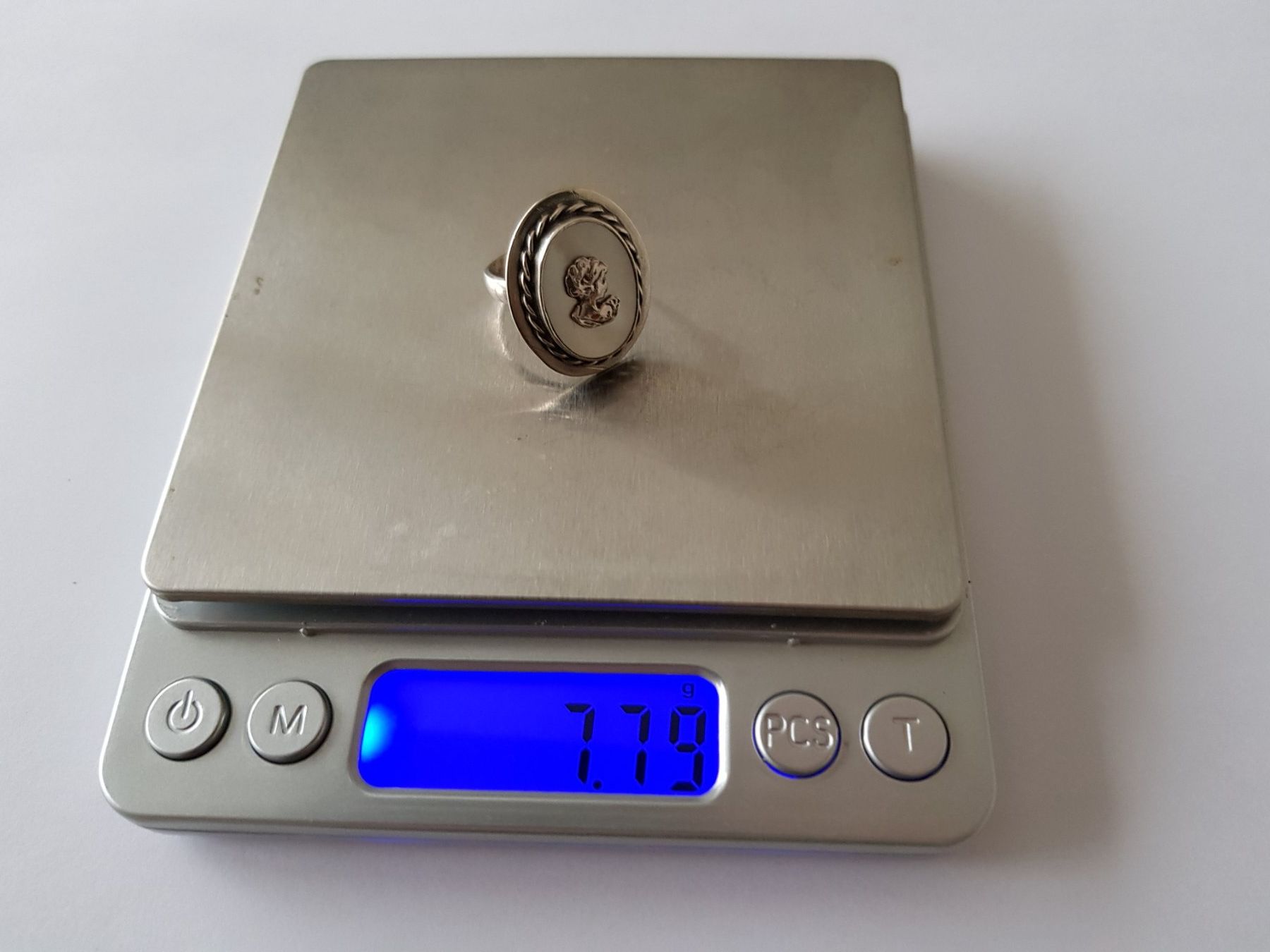 Anelli: Ring Silber 925 mit Kamee, Gr.54, neuwertig – Nuovo (secondo la descrizione) da Berneck venduto da heikodzint 8