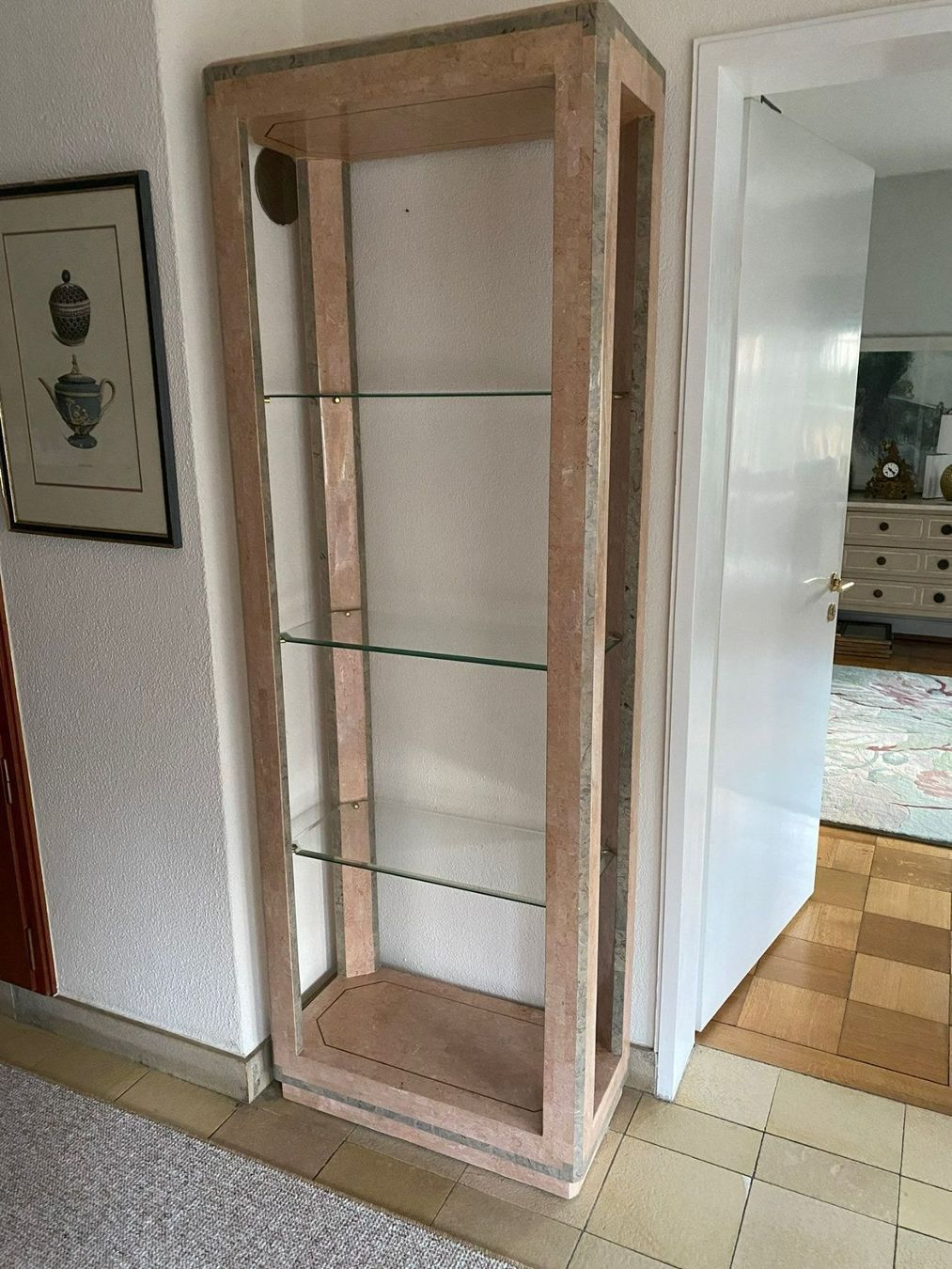 Vetrine: Fossilgestein-Glas Vitrine – Usato da Wohlen AG venduto da homecollectivech