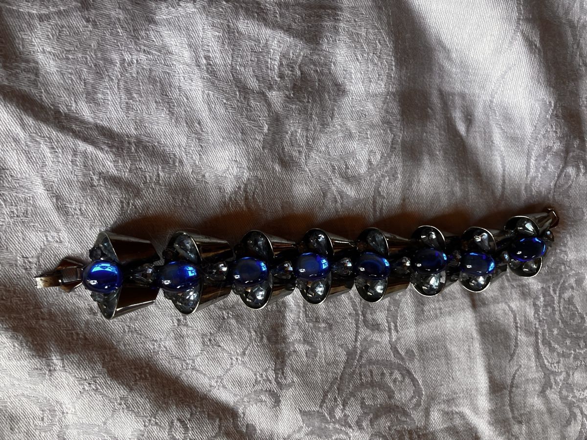 Bracciali & Braccialetti: Vintage Armband mit synthetischen Steinen – Usato da Bassersdorf venduto da groovygremlin