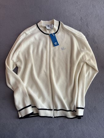Adidas Premium Cardigan 100% Wolle Grösse L