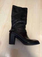 Stiefel VIC Matie schwarz Leder Gr. 40