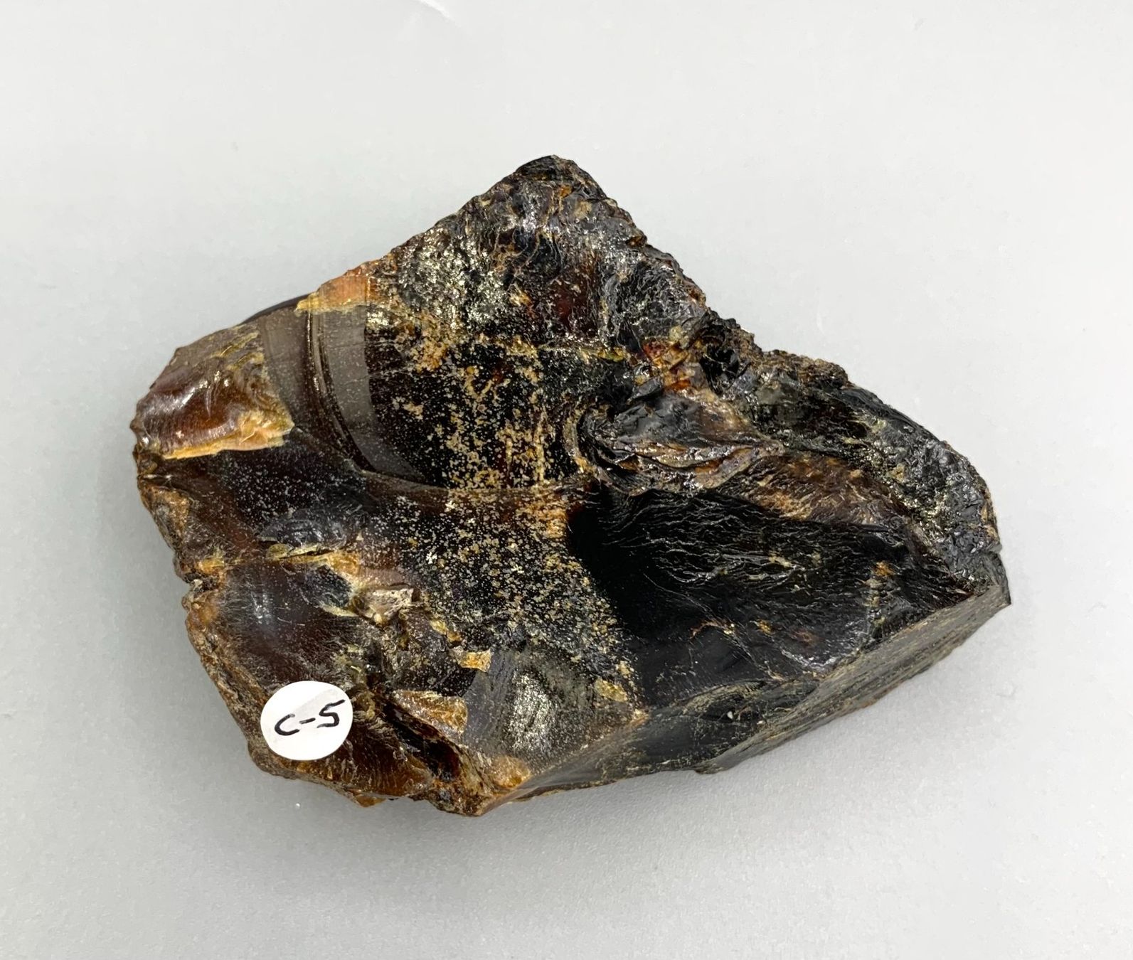 Minerali & Pietre curative: Blauer Bernstein - Rohstein - Naturbelassen – Nuovo (secondo la descrizione) da Samstagern venduto da Spliti