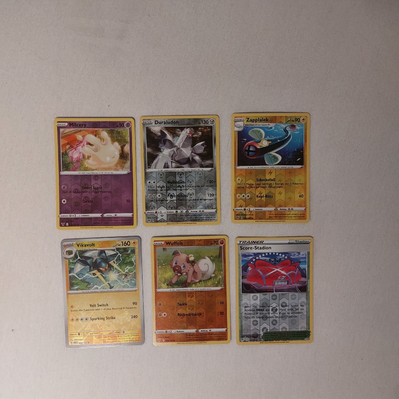 Giochi: Ab 1.-    6x Pokémon Reverse Holo Karten – Usato da Basel venduto da jan_3