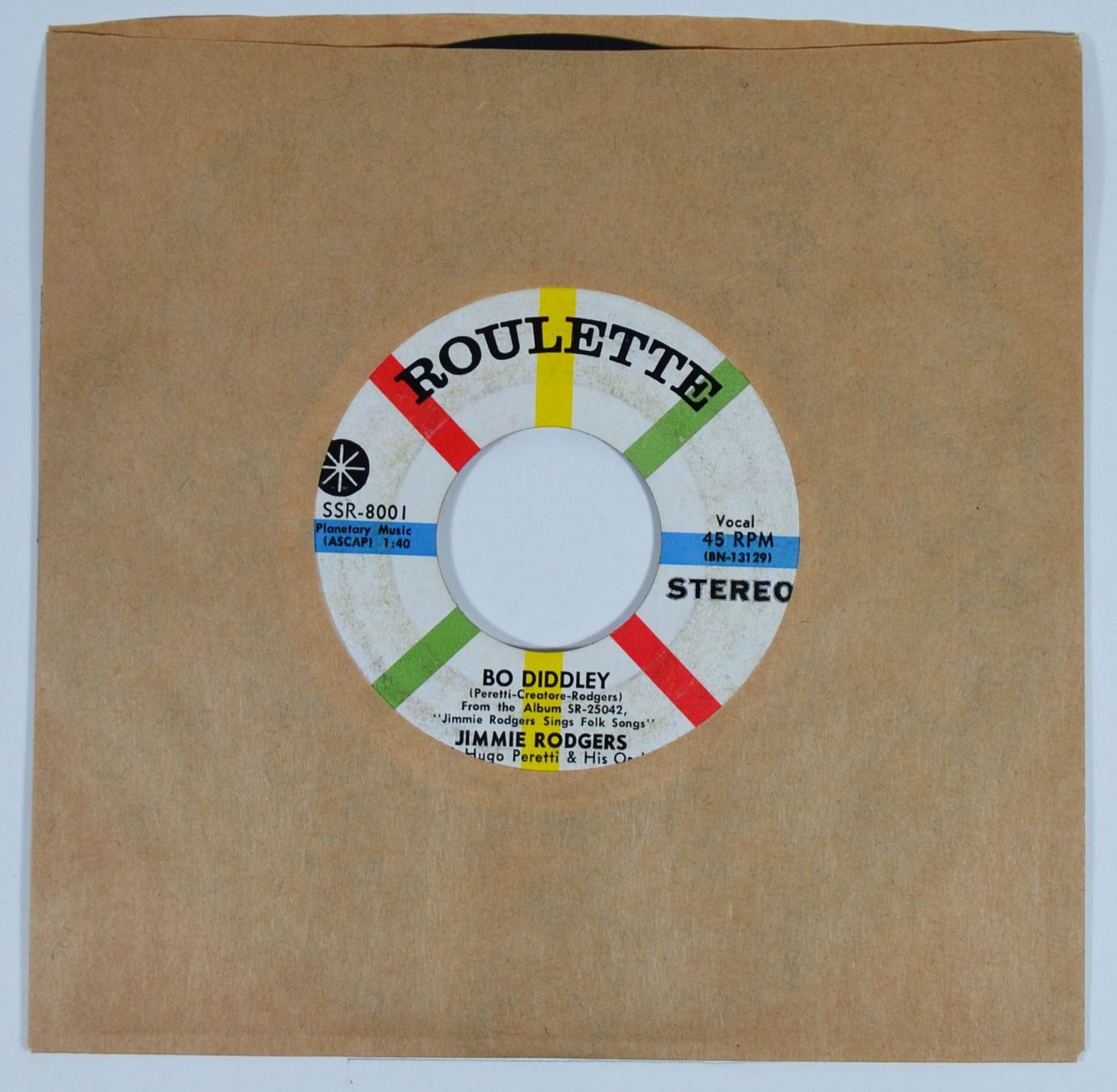 Schallplatten: Single: JIMMIE RODGERS - Bo Diddley – Neu (gemäss Beschreibung) aus Frenkendorf von Yard-Sale-2000