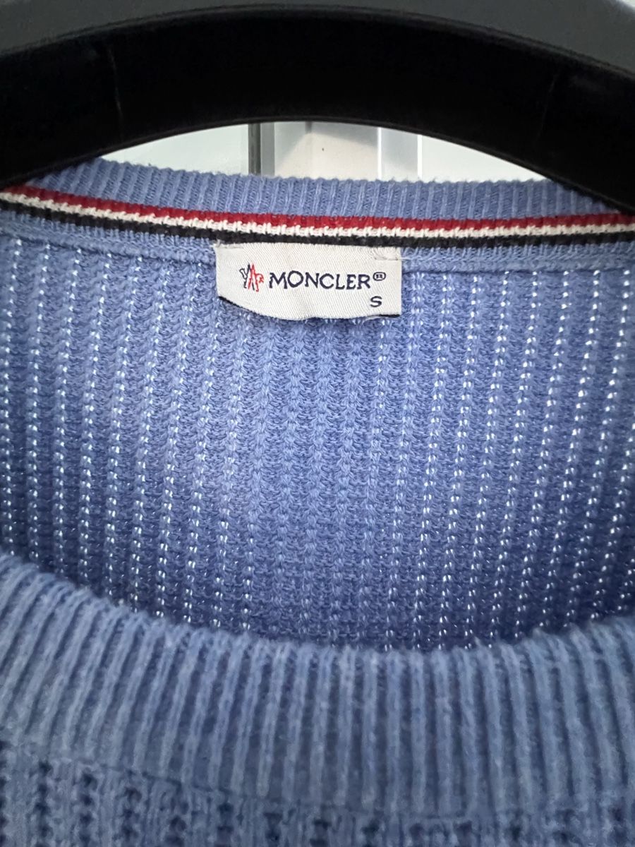 Moncler Maglioni & Felpe: Moncler Pullover blau aus Baumwolle Gr. M – Nuovo (secondo la descrizione) da Winterthur venduto da ChicMarkt 4