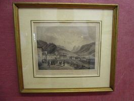 Stahlstich von Einsiedeln